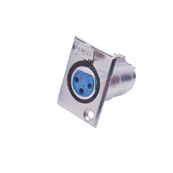 CANON FEMEA P/PAINEL CROM. 3V XLR