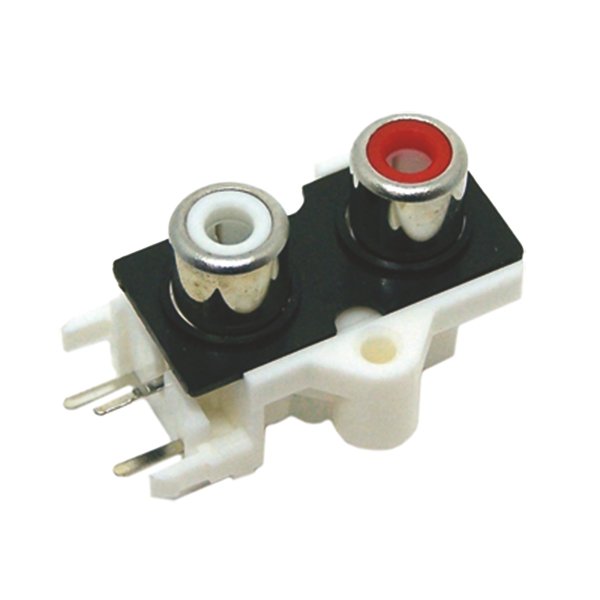 TOMADA RCA AV2-8,4-9 BR/VM T-VM VERTICAL