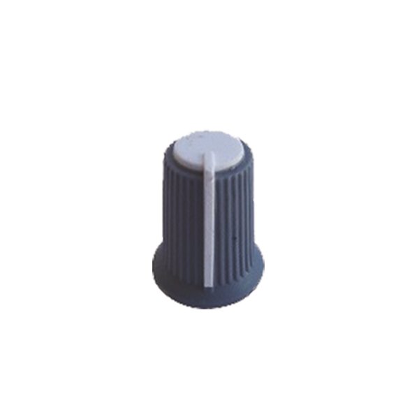 KNOB C/SAIA CINZA/PRETO P/POT KB LINEAR 16MM
