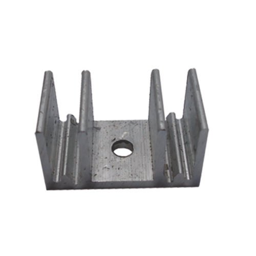 DISSIP. AL. PERFIL 27,6 ESP. 15,6 X ALT. 15 C/FURO DIAM. 4MM TO220/DM822