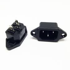 TOMADA TRIPOLAR - CONECTOR IEC 15A-250V MOD.AS